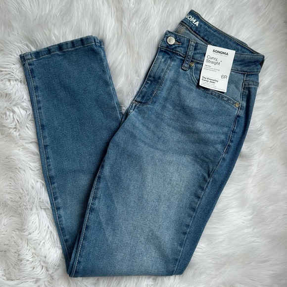 Sonoma Denim - 🤍🫧[ Sonoma ] Women’s 6R Curvy Straight High Rise Denim Jeans